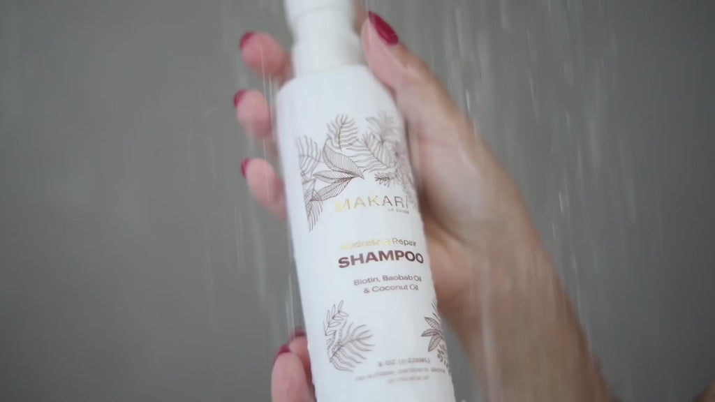 MAKARI HAIR SET INCLUDING SHAMPOO + CONDITIONER + SERUM + HAIR BRUSH