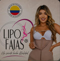 Lipo Fajas Boyshort with Lace Tummy Control Shapewear Bodysuit