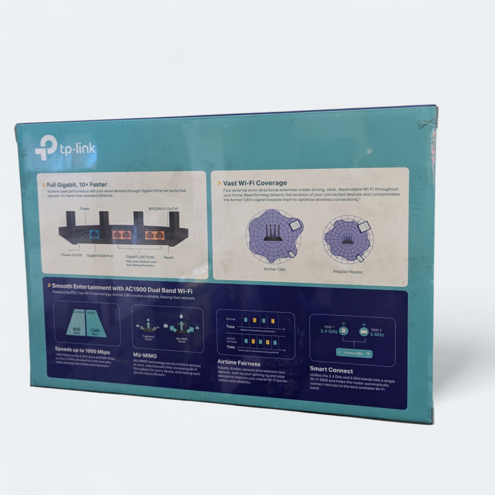TP-Link Archer C80 | AC1900 3-Stream Smart Wifi Router