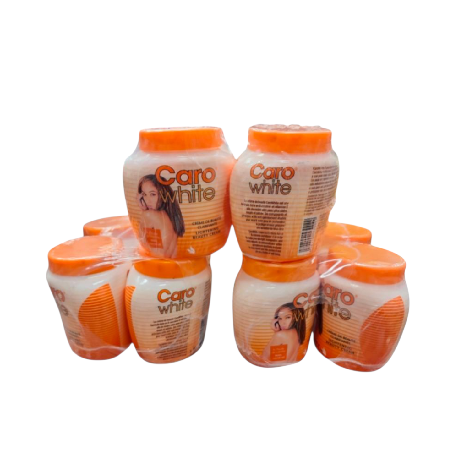 12-PK Caro White Clarifying Lightening Beauty Cream Jar - 500ml