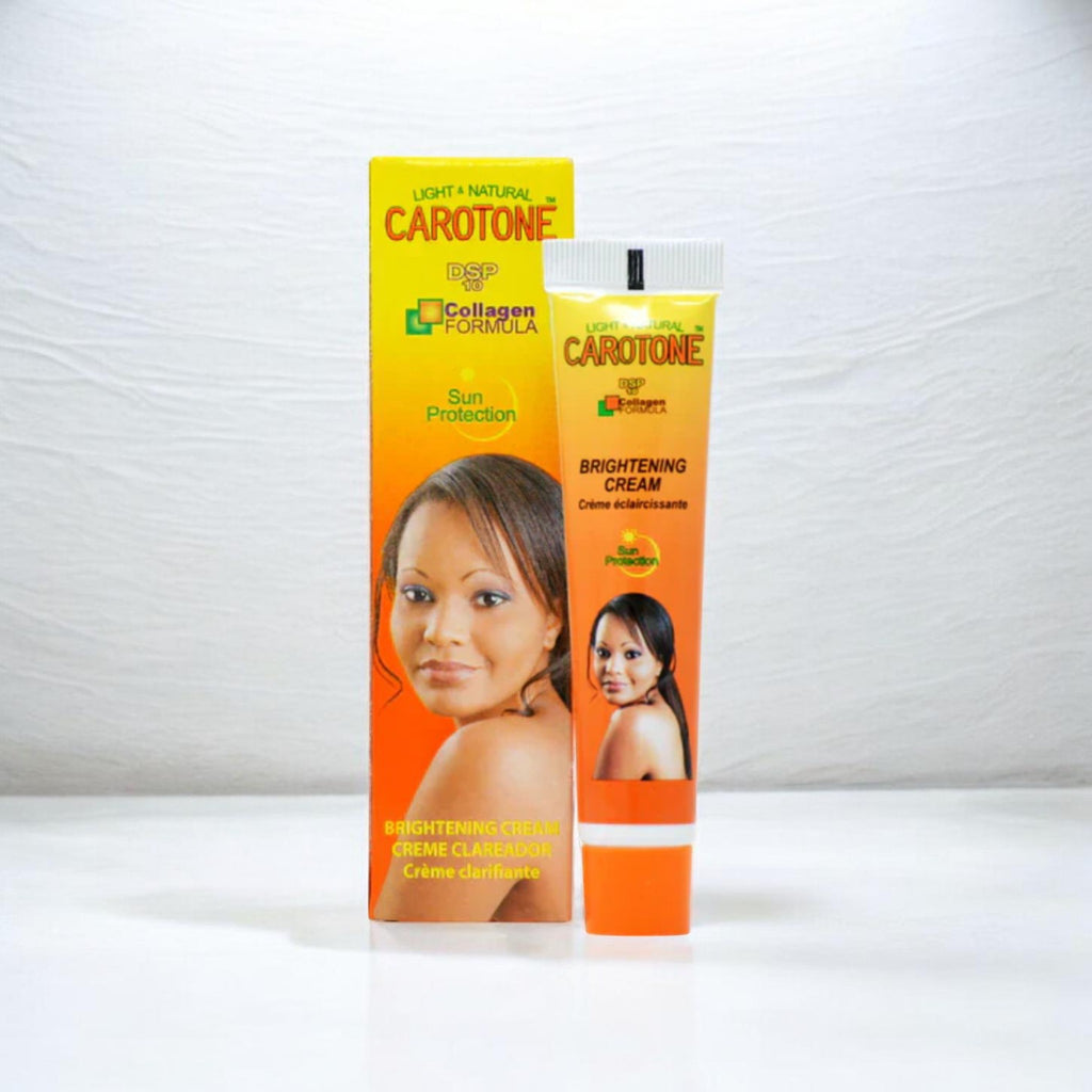 12-Pack Carotone Light & Natural Brightening Cream Tube — 1oz | Fades Dark Spots, Brighten & Evens Skintone