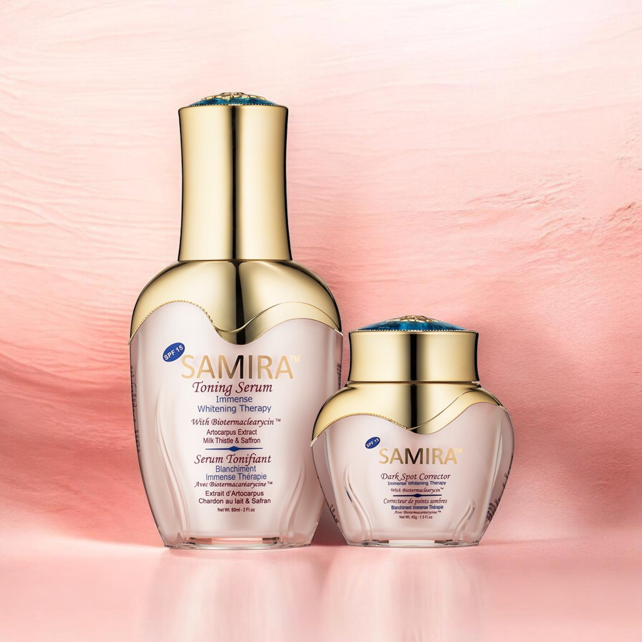 Samira Immense Whitening Therapy Toning Serum & Spot Corrector Bundle