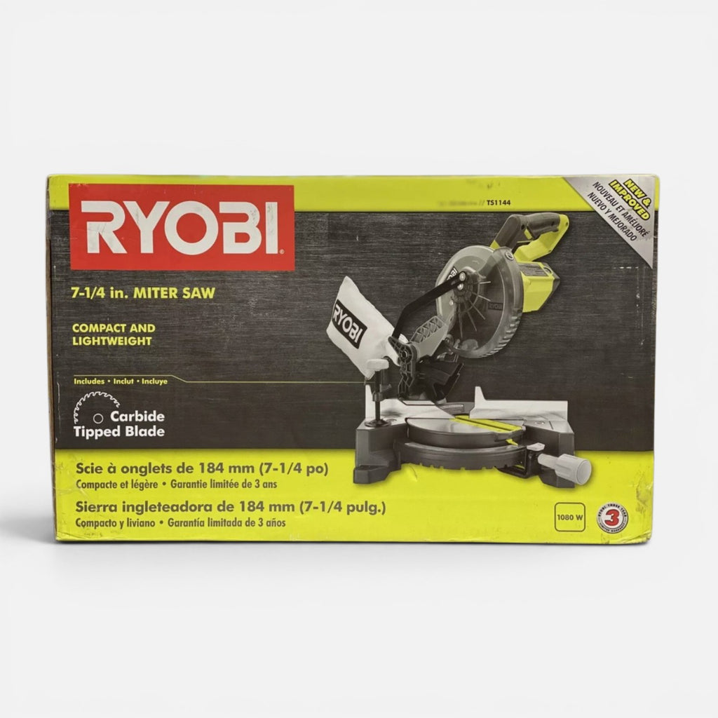 RYOBI 7-1/4" Compound Miter Saw - New