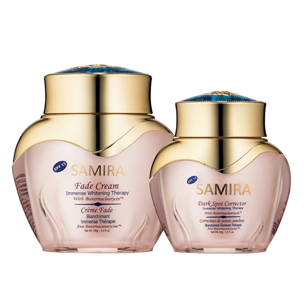 Samira Immense Whitening Therapy Fade Cream 3.4oz & Dark Spot Corrector 1.5oz Set