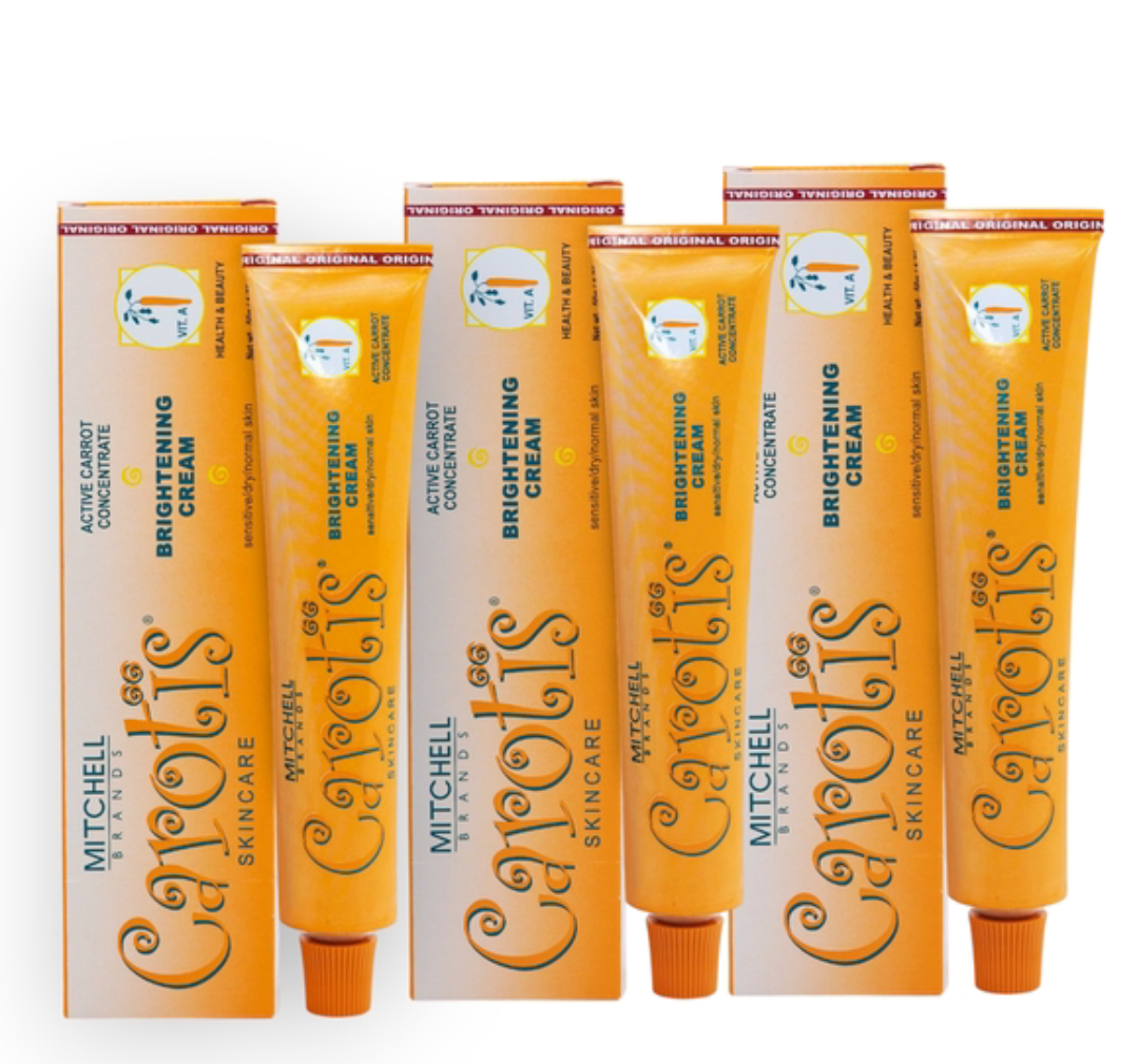 3-PK Carotis Skincare Active Carrot Concentrate Brightening Cream Tube - 1.76 oz