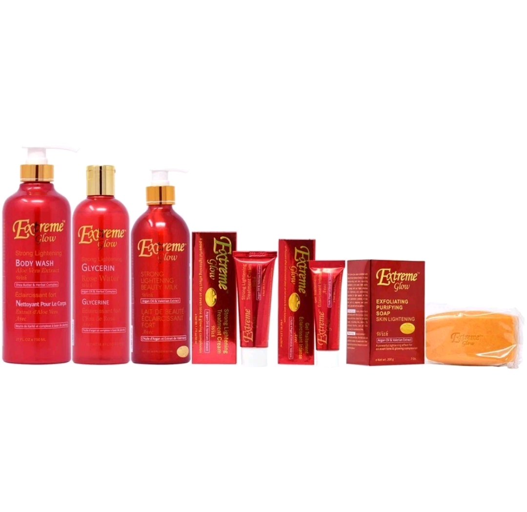6-Pc Extreme Glow Strong Lightening Beauty Skincare Set
