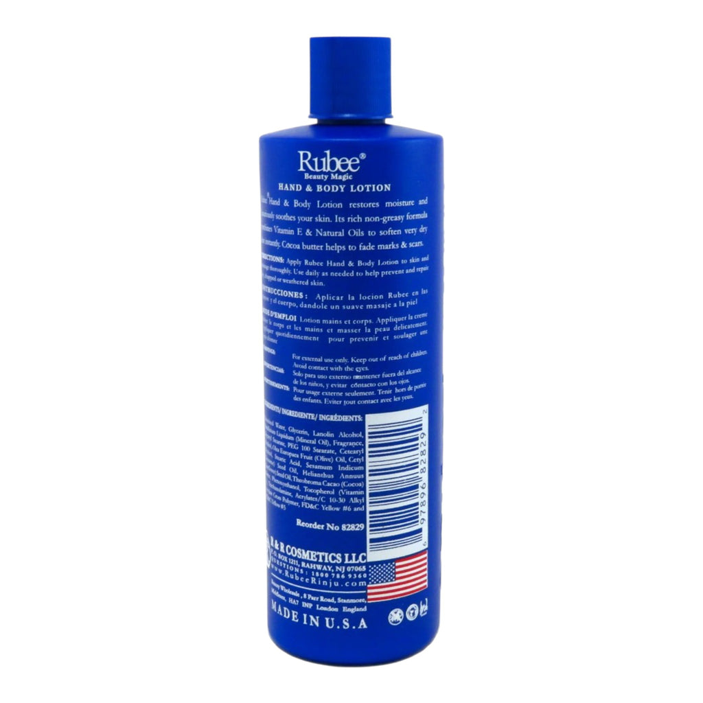 Rubee Hand & Body Lotion - 16oz