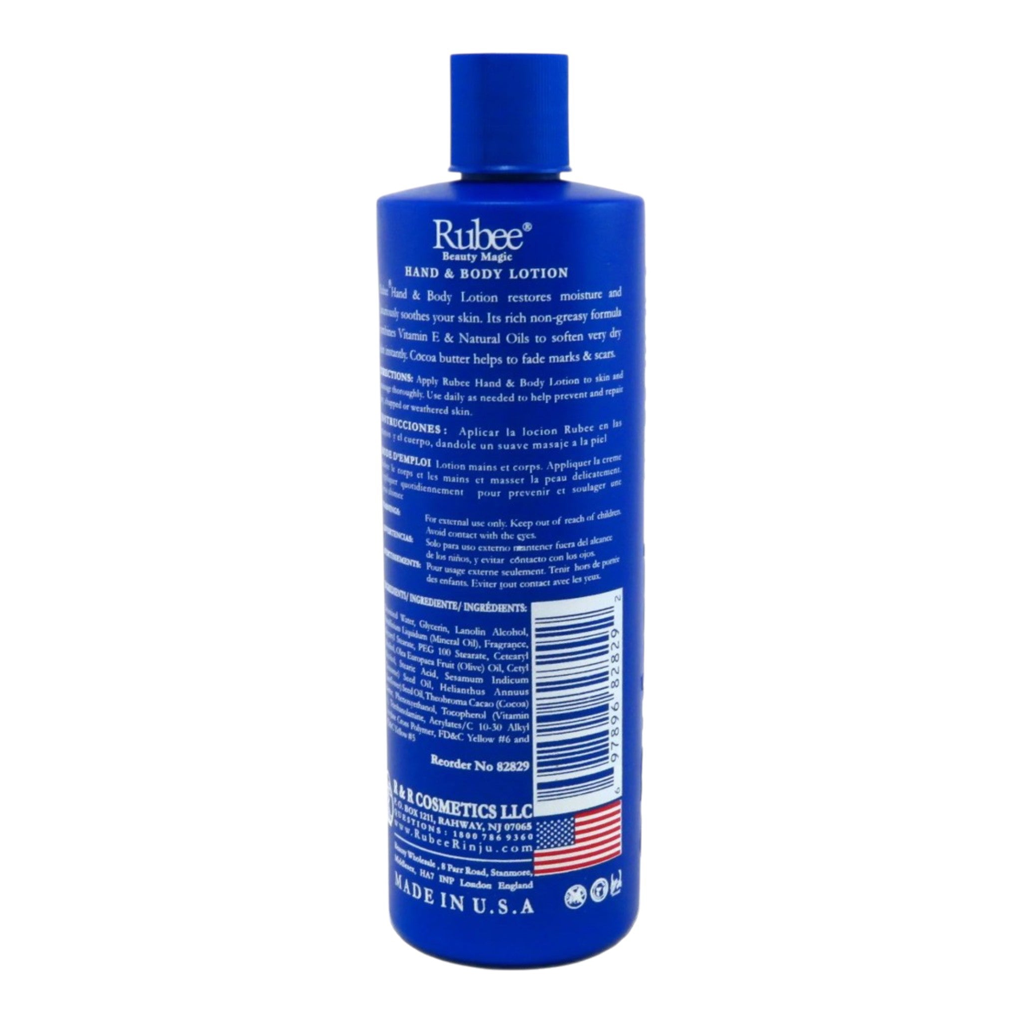 Rubee Hand & Body Lotion - 16oz