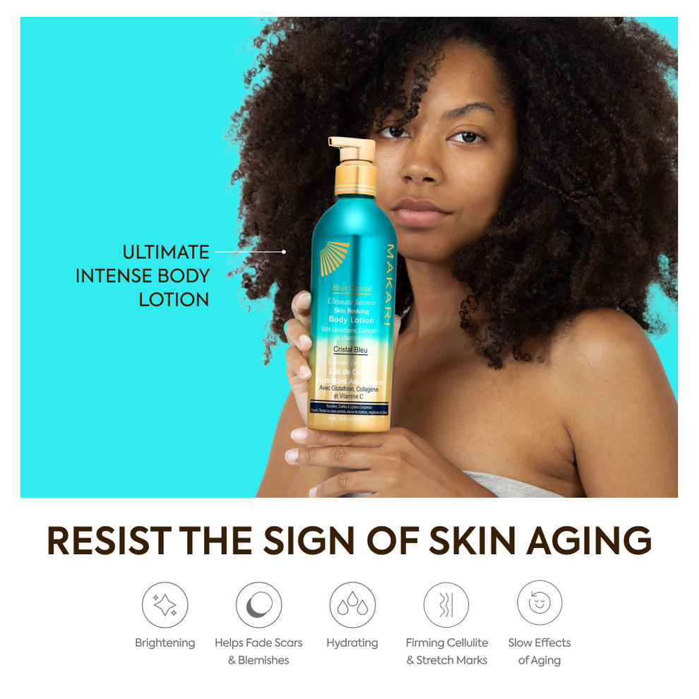 MAKARI BLUE CRYSTAL SKIN REVIVING BODY LOTION - 16.8 oz