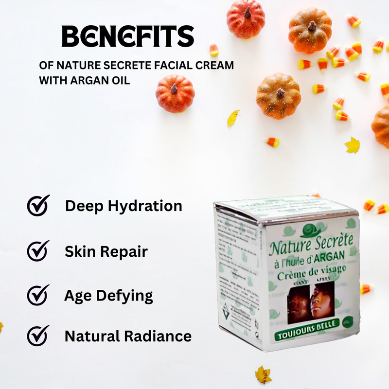 3-Pack Nature Secrete Facial Cream With Argan Oil 40g