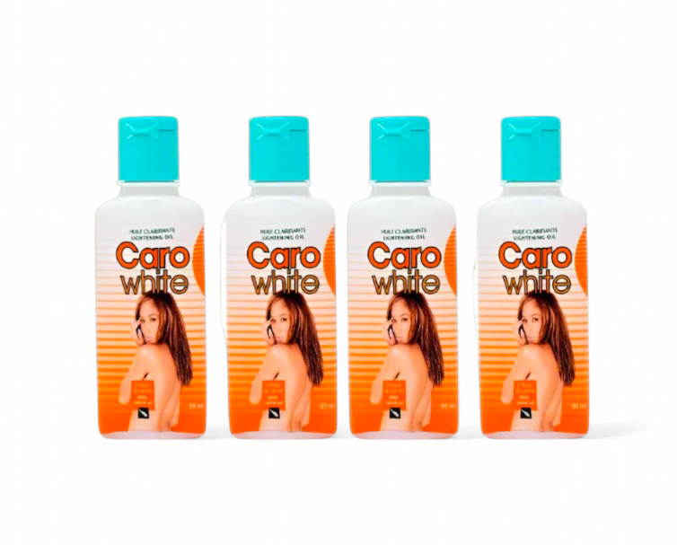 4-Pc Caro White Clarifying Lightening Body Oil - 50ml